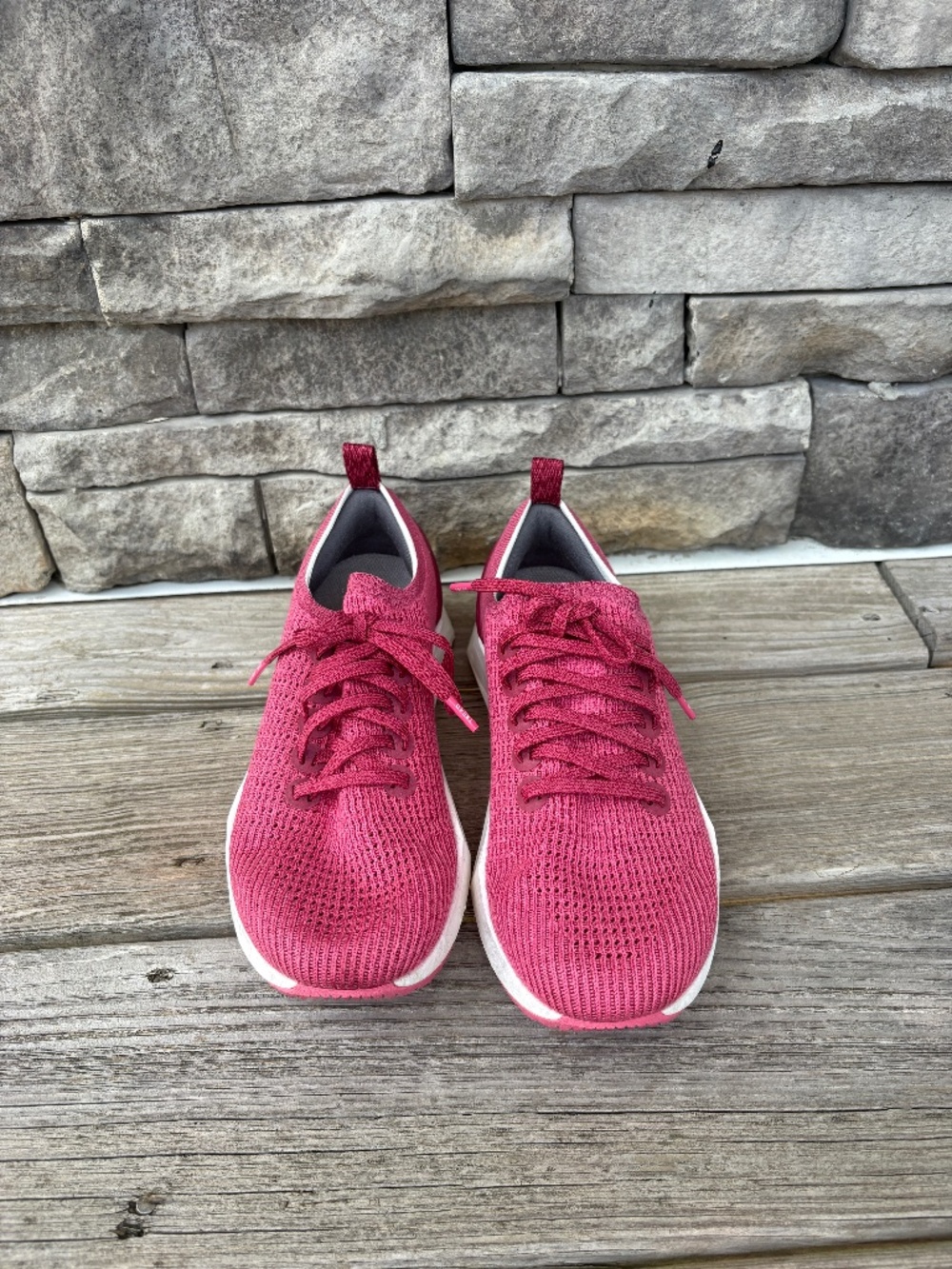 Allbirds Tree Flyer Womens Lux Pink White, Athletic Running Shoes, 9.5M